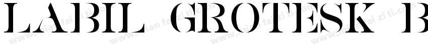 Labil Grotesk Basic字体转换